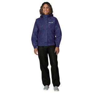 Frogg Toggs Rain Suit Womens Medium Purple Black Classic All-Purpose